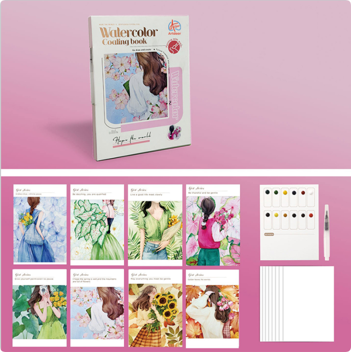 Artdeer Watercolor painting set series