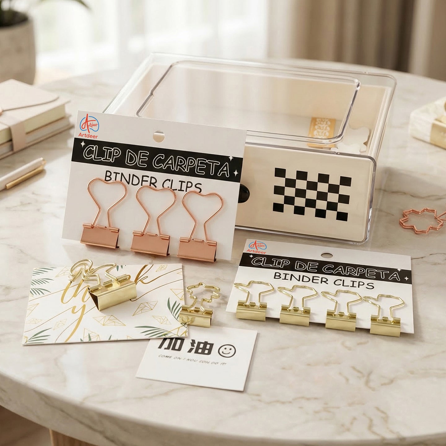 Artdeer Stationery clip set