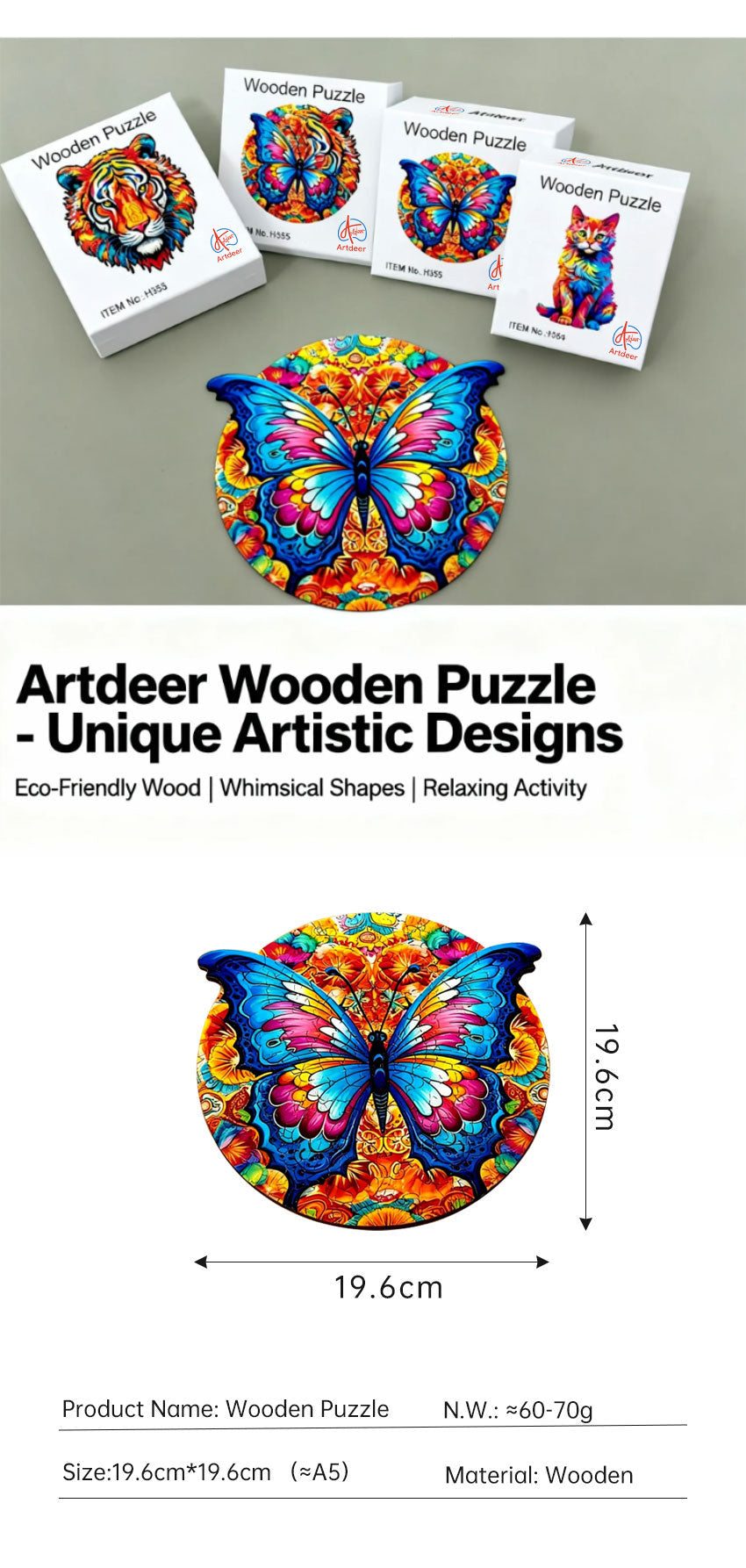Artdeer Jigsaw puzzle set