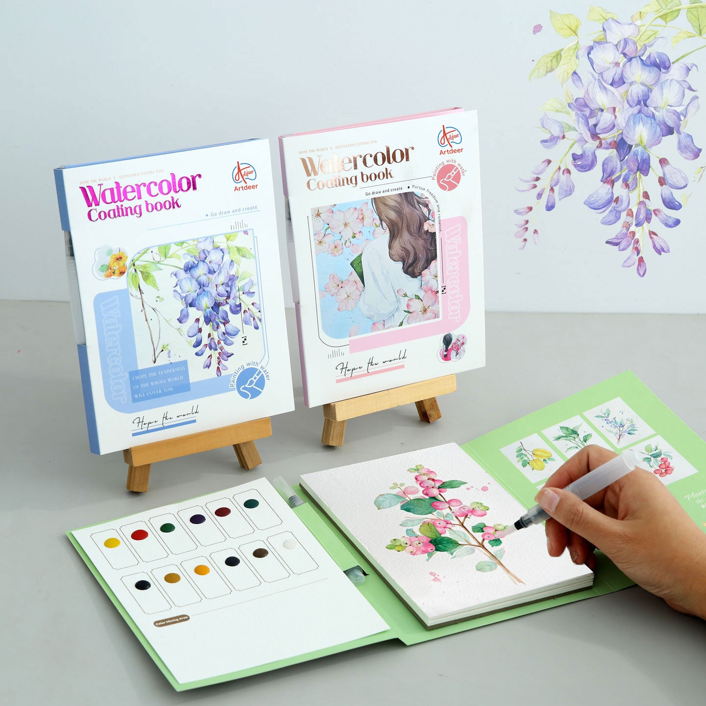 Artdeer Watercolor painting set series